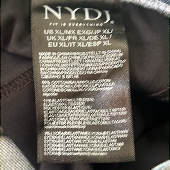 NYDJ Teresa Wide Leg Pull On Jeans - Picture 6 of 7